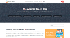Desktop Screenshot of blog.atomicreach.com